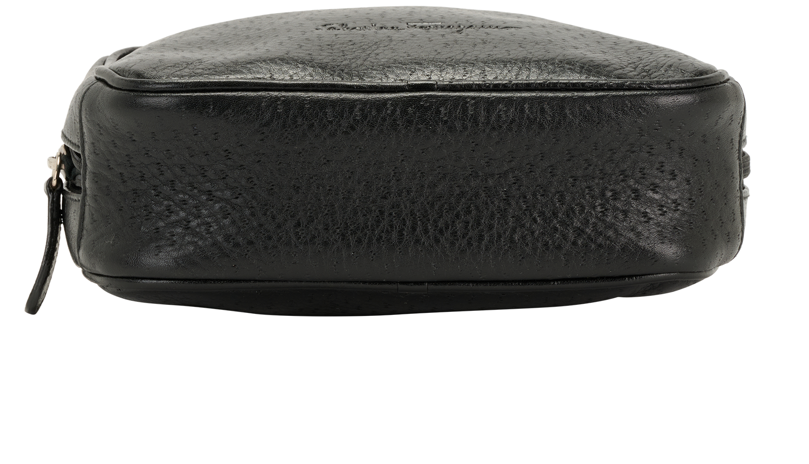 Salvatore Ferragamo Pouch, &pound;150, Accessories, Black, Leather, Top view